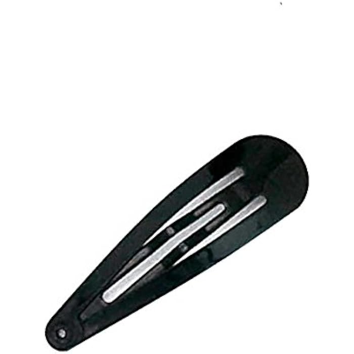 Kitsch Pro Snap Hair Clips 10-Pieces, Black- Black - 10 Count - Image 3